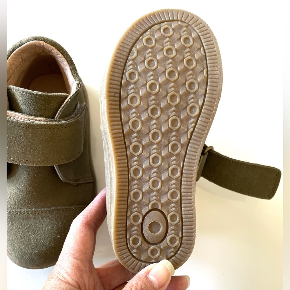 Sweet Honey Suede Mid Boots in Sage Size 5 - Picture 6 of 8